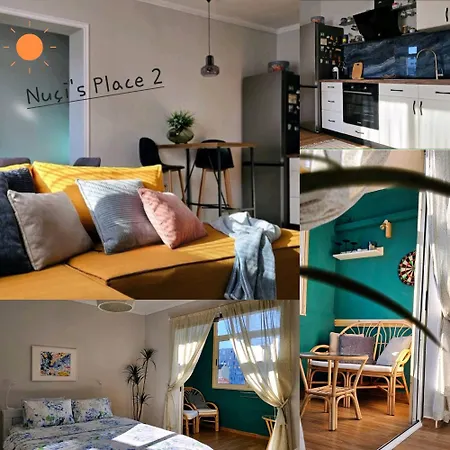 Nuci's Place 3, Cozy 1 Bedroom With Balcony Near Bllok * 地拉那